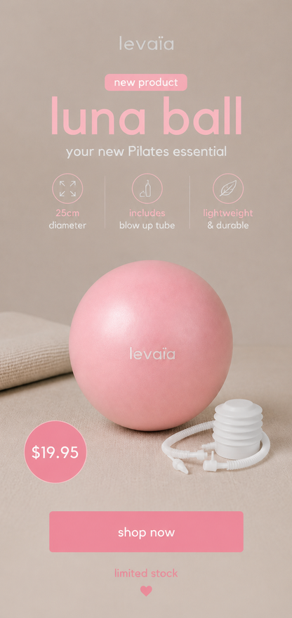 levaïa luna ball in classic blush