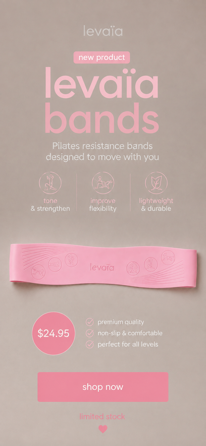 levaïa bands in classic blush