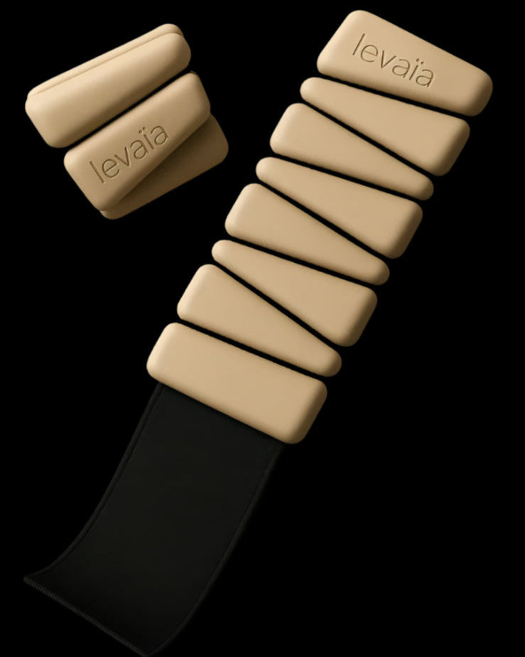 levaïa loops - pilates wrist & ankle weights in classic blush