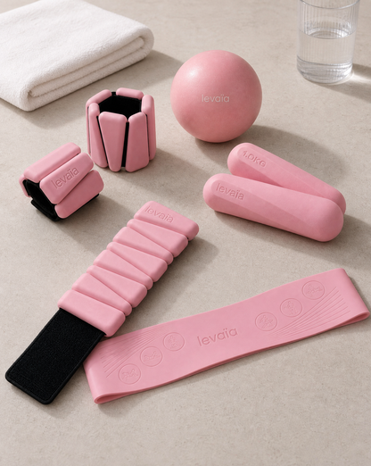 levaïa lineup in classic blush
